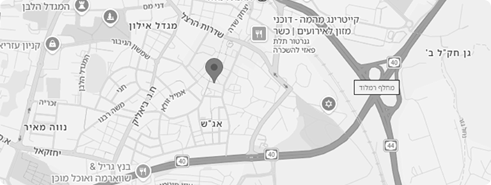 מפה - רחובות